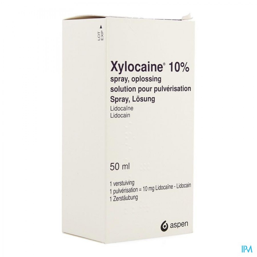 Xylocaine Spray 10 50ml Apotheek Baes Cools