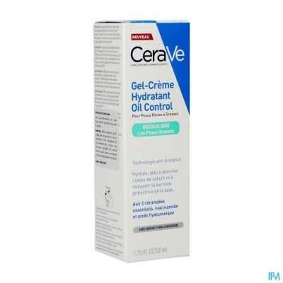 CERAVE OIL CONTROL HYDRA GEL-CREME TUBE 52ML