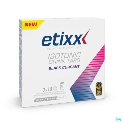 ETIXX ISOTONIC BLACKCURRANT BRUISTABL 3X10
