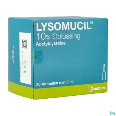 Lysomucil 10% Amp 20 X 300mg/3ml