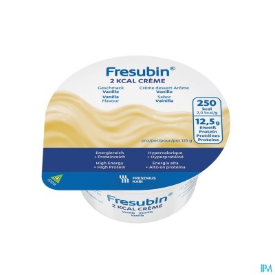 FRESUBIN 2KCAL CREME VANILLE POT 4X125G