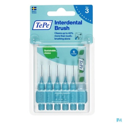 TEPE INTERDENTAL BRUSH 0,60MM BLUE 6