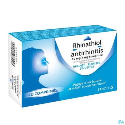 RHINATHIOL ANTIRHINITIS TABL 40