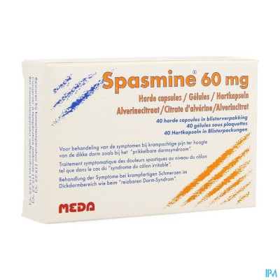 SPASMINE CAPS 40 X 60 MG