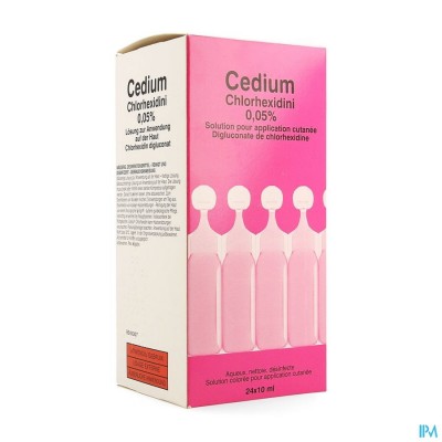 CEDIUM CHLORHEXIDINI 0,05 % 24X10ML