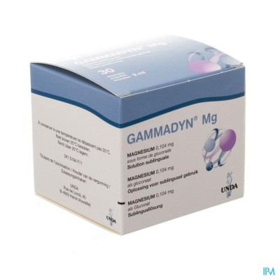Gammadyn Amp 30 X 2ml mg Unda