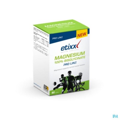 ETIXX MAGNESIUM 100% BISGLYCINATE PRO LINE COMP 60