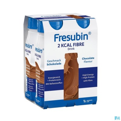 FRESUBIN 2KCAL FIBRE DRINK CHOCOLADE FL 4X200ML