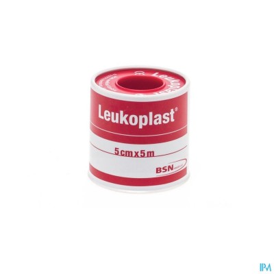 LEUKOPLAST DEKSEL KLEEFPLEIST. 5,00CMX5M 1 0152400