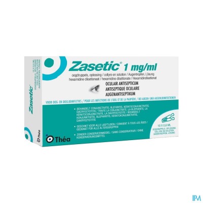 ZASETIC 1MG/ML OPL UD OOGDRUPPELS 10X0,6ML