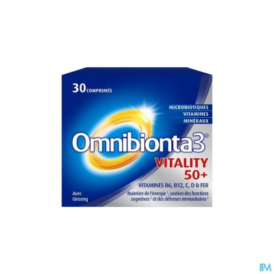 OMNIBIONTA 3 VITALITY 50+ TABL 30