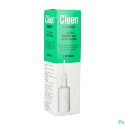 CLEEN ENEMA 11G/24G OPL RECTAAL GEBRUIK FL 133ML