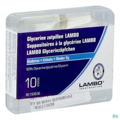 Glycerine Lambo Suppo Kegelvorm Enf 10