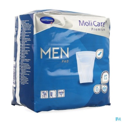 MOLICARE PREMIUM MEN PAD 2 DROPS 13X15CM 14