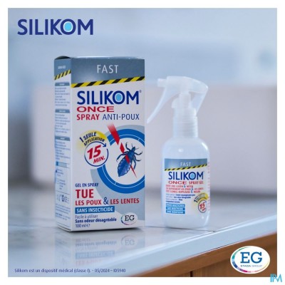 SILIKOM ONCE SPRAY GEL A/LUIZEN 100ML