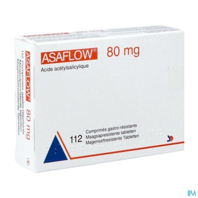 ASAFLOW 80MG MAAGSAPRES COMP BLI 112X 80MG