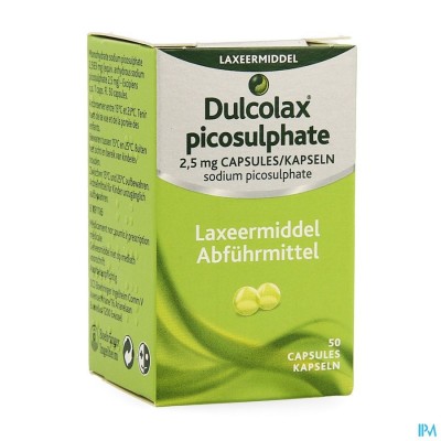 DULCOLAX PICOSULPHATE CAPS 50X2,5MG