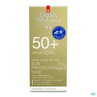 WIDMER SUN PROTECTION FACE 50 N/PARF TUBE 50ML