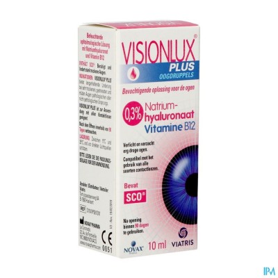 VISIONLUX PLUS OOGDRUPPELS FL 1 X 10ML