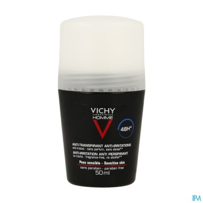 VICHY HOMME DEO GEV HUID 48U ROLLER 50ML