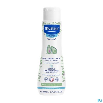 MUSTELA PN WASGEL ZACHT 200ML