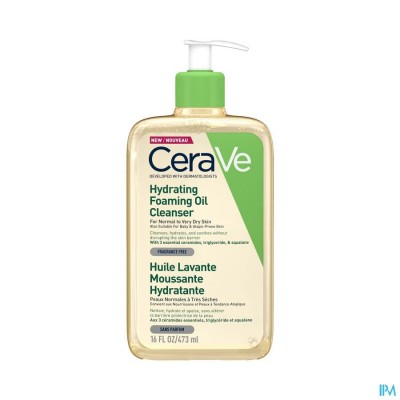 CERAVE HYDRATERENDE SCHUIMEND REINIGINGSOLIE 473ML