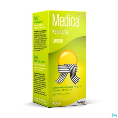 MEDICA KEELSPRAY LEMON 30ML