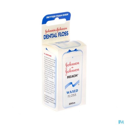 JOHNSON REACH DENTAL FLOSS WAXED 200M