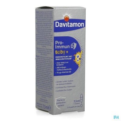 DAVITAMON PRO-IMMUN D BABY 7,5ML