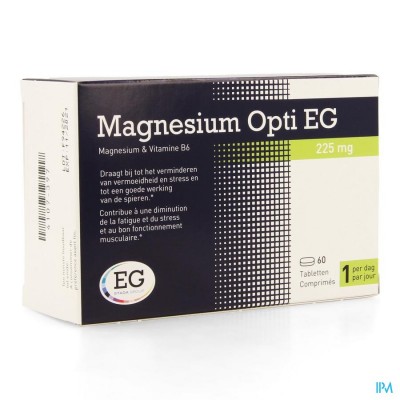MAGNESIUM OPTI EG 225MG COMP 60