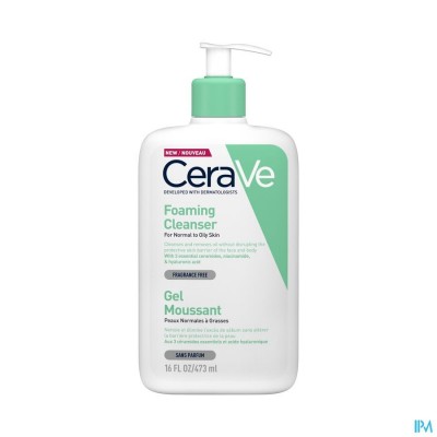 CERAVE REINIGINGSGEL SCHUIMEND 473ML