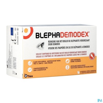 BLEPHADEMODEX REINIGENDE OOGKOMPRESSEN 30