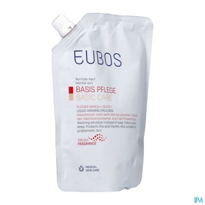 EUBOS ZEEP VLOEIBAAR ROZE REFILL 400ML