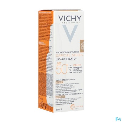 VICHY CAP SOL UV-AGE LIGHT GETINT IP50+ 40ML