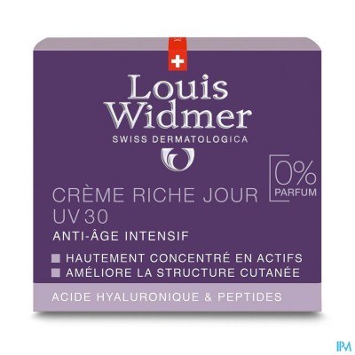 WIDMER DAGCREME UV30 N/PARF POT 50ML