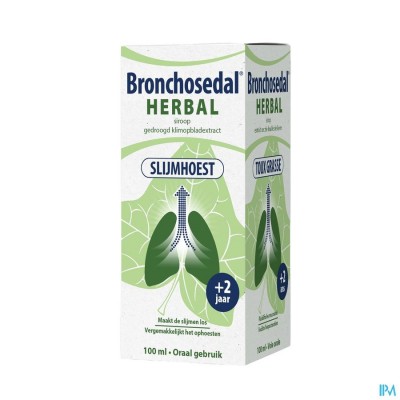 BRONCHOSEDAL HERBAL SIROOP SUIKERVRIJ 100ML