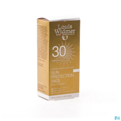 WIDMER SUN PROTECTION FACE IP30 PARF TUBE 50ML