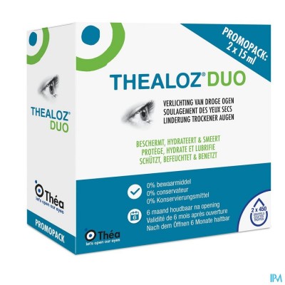 THEALOZ DUO OOGDRUPPELS 2X15ML