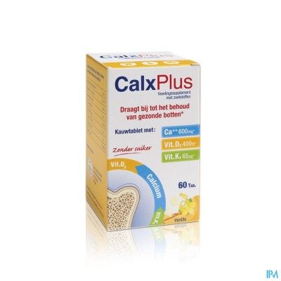 CALX-PLUS VANILLE TABL 60