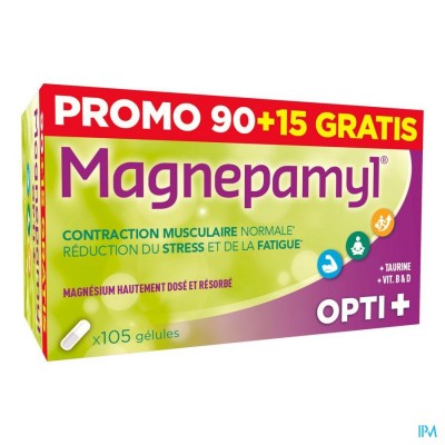 MAGNEPAMYL OPTI+ CAPS 90+15 GRATIS