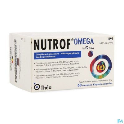 NUTROF OMEGA VOEDINGSUPPL.OGEN CAPS 60