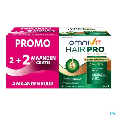OMNIVIT HAIR PRO NUTRI REPAIR COMP 120+120 PROMO