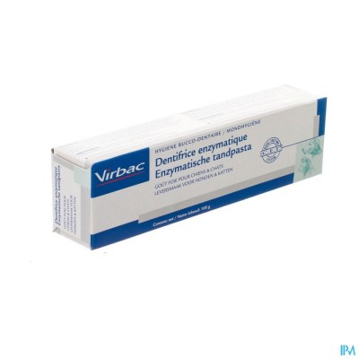 VIRBAC TANDPASTA ENZYMATISCH LEVERSMAAK TUBE 100G