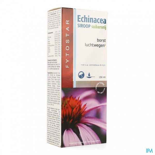 Fytostar Echinacea Siroop Suikervrij 150ml