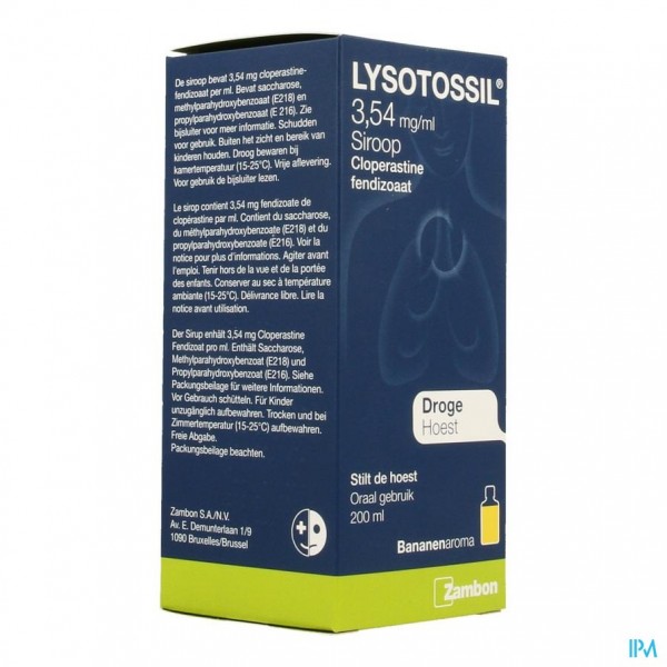 LYSOTOSSIL SIR. 200 ML