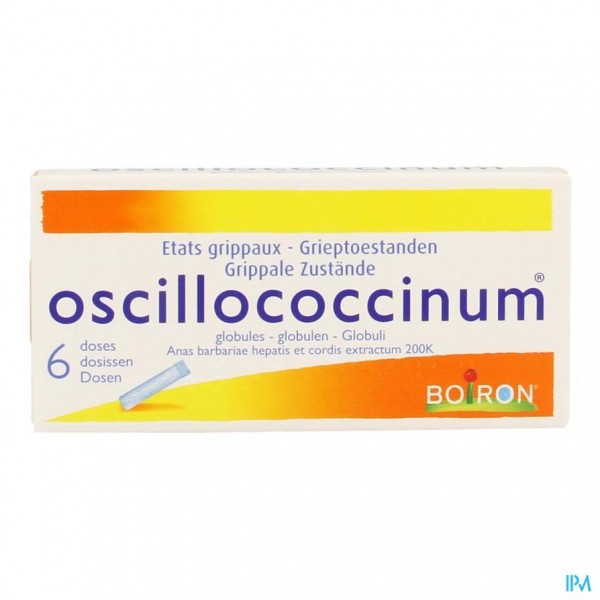 OSCILLOCOCCINUM DOSES 6 X 1G BOIRON